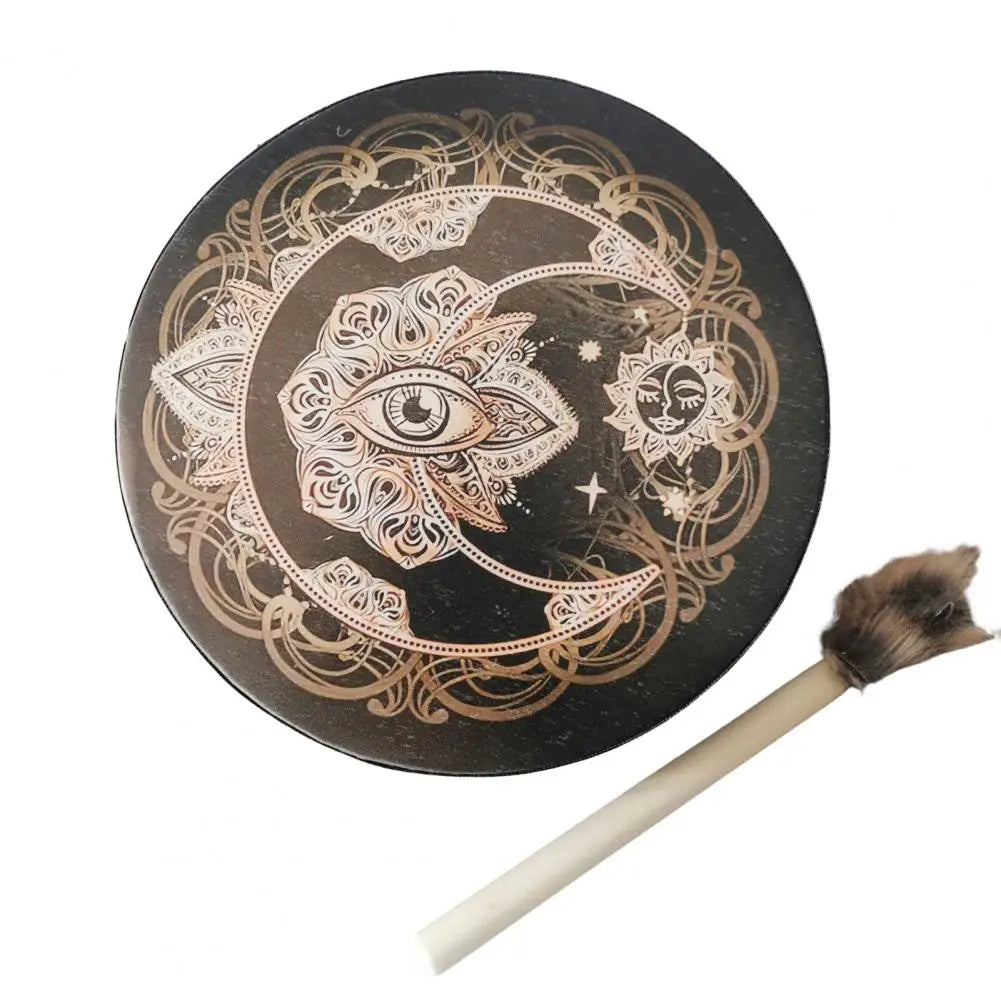 Durable Handmade Healing Spirit Music Drum Calm Down Emotion Drum Fashion Alchemical Moon Sound Healing Tool for Adult
